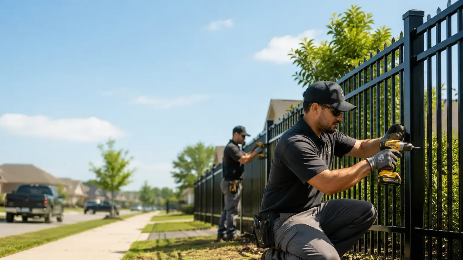 Metal Fence Installation in Offutt Afb, NE